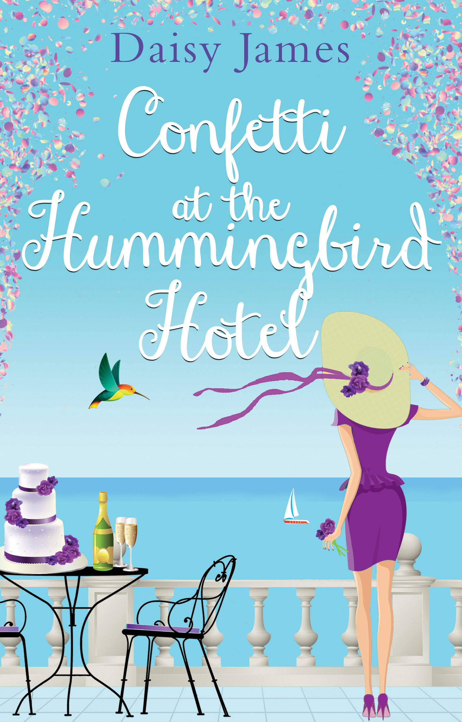 Book cover of Confetti at the Hummingbird Hotel